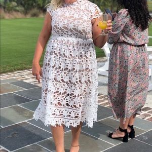 Boutique Lace midi dress